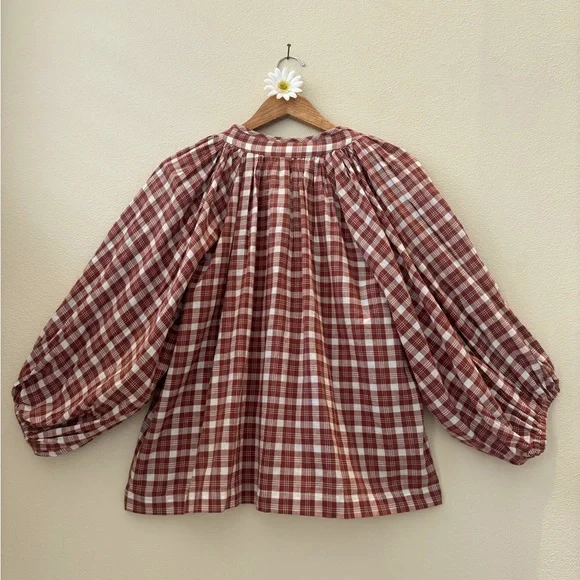 Daughters of India Poet Blouse NWT - Picture 5 of 14